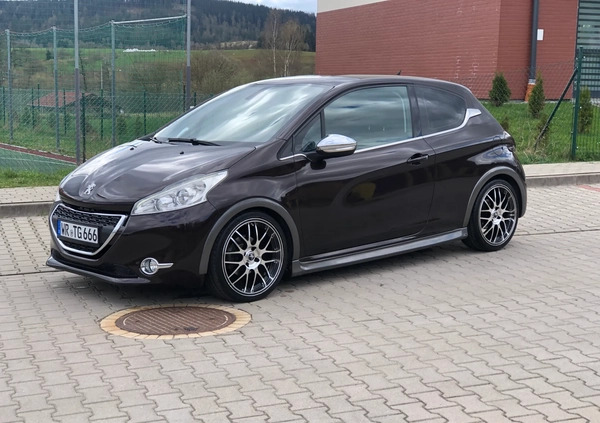 Peugeot 208 cena 26500 przebieg: 83000, rok produkcji 2013 z Mieroszów małe 56